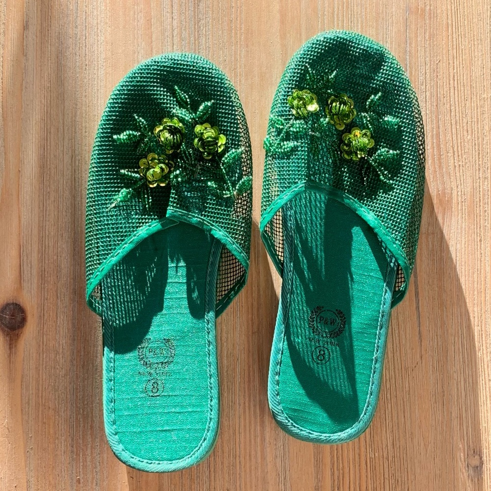 Y2K Flower Slippers